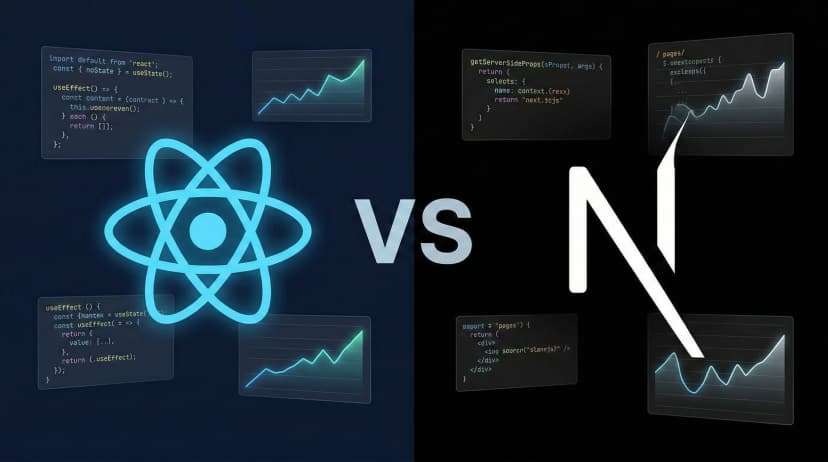 React mı Next.js mi: Projeniz için Hangisini Seçmelisiniz?